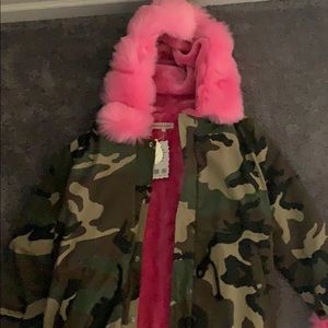 Pink camp jacket